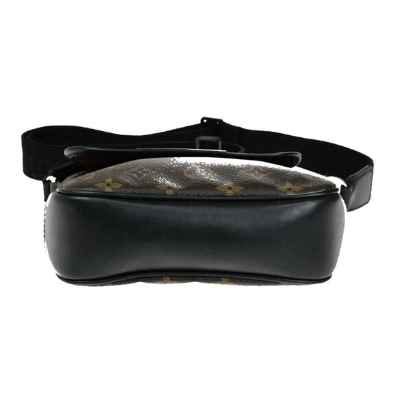 LOUIS VUITTON Bass PM Shoulder Bag Monogram Macassar Brown Black M56717 18YG828 - Picture 14 of 14